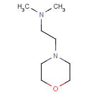 4-[2-(Dimethylamino)ethyl]morpholine (CAS: 4385-05-1) - Chemical Structure and Molecular Formula 