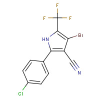 4-Bromo-2-(4-chlorophenyl)-5-(trifluoromethyl)-1H-pyrrole-3-carbonitrile (CAS: 122454-29-9) - Related Chemical Product