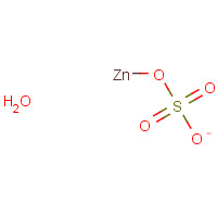 Zinc sulfate monohydrate (CAS: 7446-19-7) - Chemical Structure and Molecular Formula 