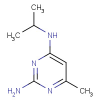 N4-isopropyl-6-methylpyrimidine-2,4-diamine (CAS: 1184913-79-8) - Chemical Structure and Molecular Formula 
