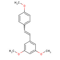 CIS-TRIMETHOXY STILBENE (CAS: 94608-23-8) - Chemical Structure and Molecular Formula 