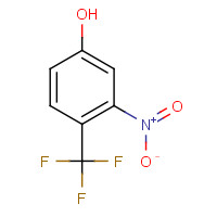 3-NITRO-4-(TRIFLUOROMETHYL)PHENOL (CAS: 25889-36-5) - Chemical Structure and Molecular Formula 