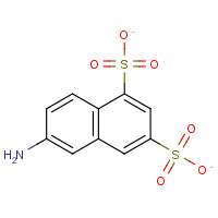 2-Naphthylamine-5,7-disulfonic acid (CAS: 118-33-2) - Chemical Structure and Molecular Formula 