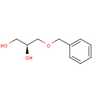 1-O-BENZYL-RAC-GLYCEROL (CAS: 56552-80-8) - Chemical Structure and Molecular Formula 