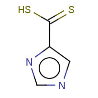4(5)-IMIDAZOLEDITHIOCARBOXYLIC ACID (CAS: 84824-76-0) - Chemical Structure and Molecular Formula 