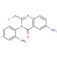 Afloqualone (CAS: 56287-74-2) - Chemical Structure and Molecular Formula 