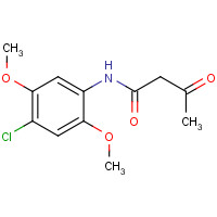 4'-Chloro-2',5'-dimethoxyacetoacetanilide (CAS: 4433-79-8) - Chemical Structure and Molecular Formula 