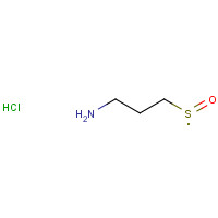 2-Aminoethylmethylsulfone hydrochloride (CAS: 104458-24-4) - Chemical Structure and Molecular Formula 