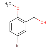 5-BROMO-2-METHOXYBENZYL ALCOHOL (CAS: 80866-82-6) - Chemical Structure and Molecular Formula 
