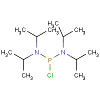 BIS(DIISOPROPYLAMINO)CHLOROPHOSPHINE (CAS: 56183-63-2) - Chemical Structure and Molecular Formula 