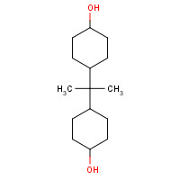 4,4'-Isopropylidenedicyclohexanol (CAS: 80-04-6) - Chemical Structure and Molecular Formula 