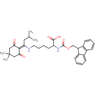FMOC-LYS(IVDDE)-OH (CAS: 204777-78-6) - Chemical Structure and Molecular Formula 