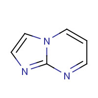 Imidazo[1,2-a]pyrimidine (CAS: 274-95-3) - Chemical Structure and Molecular Formula 