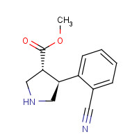 Trans-methyl 4-(2-cyanophenyl)pyrrolidine-3-carboxylate (CAS: 203512-37-2) - Related Chemical Product