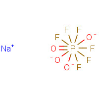 Sodium hexafluorophosphate (CAS: 21324-39-0) - Chemical Structure and Molecular Formula 