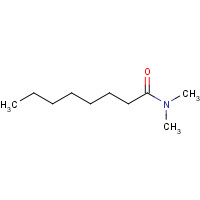 N,N-Dimethyloctanamide (CAS: 1118-92-9) - Chemical Structure and Molecular Formula 