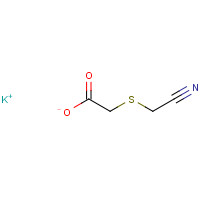 Potassium [(cyanomethyl)thio]acetate (CAS: 52069-54-2) - Chemical Structure and Molecular Formula 