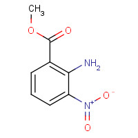 Methyl 2-amino-3-nitrobenzoate (CAS: 57113-91-4) - Chemical Structure and Molecular Formula 