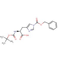 BOC-HIS(Z)-OH (CAS: 50305-43-6) - Chemical Structure and Molecular Formula 