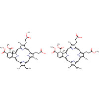 Verteporfin (CAS: 129497-78-5) - Chemical Structure and Molecular Formula 