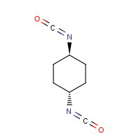 TRANS-1,4-CYCLOHEXANE DIISOCYANATE (CAS: 7517-76-2) - Chemical Structure and Molecular Formula 