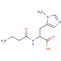 L-Anserine (CAS: 584-85-0) - Chemical Structure and Molecular Formula 