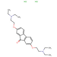 Tilorone dihydrochloride (CAS: 27591-69-1) - Chemical Structure and Molecular Formula 