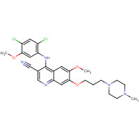 Bosutinib (CAS: 380843-75-4) - Chemical Structure and Molecular Formula 