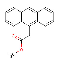 9-Anthraceneacetic acid methyl ester (CAS: 20139-92-8) - Chemical Structure and Molecular Formula 