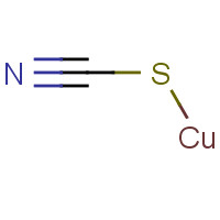 Cuprous thiocyanate (CAS: 1111-67-7) - Chemical Structure and Molecular Formula 