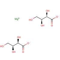 Bis[(2R,3S)-2,3,4-trihydroxybutanoato-alphaO,alphaO']magnesium (CAS: 778571-57-6) - Chemical Structure and Molecular Formula 