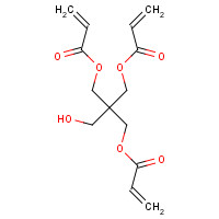 Pentaerythritol triacrylate (CAS: 3524-68-3) - Chemical Structure and Molecular Formula 
