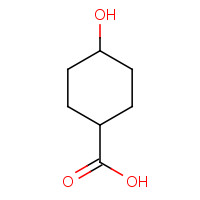 TRANS-4-HYDROXYCYCLOHEXANECARBOXYLIC ACID (CAS: 3685-26-5) - Chemical Structure and Molecular Formula 