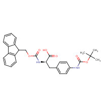 BOC-D-PHE(4-NHBOC)-OH (CAS: 214750-77-3) - Chemical Structure and Molecular Formula 