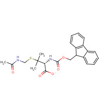 FMOC-PEN(ACM)-OH (CAS: 201531-76-2) - Chemical Structure and Molecular Formula 