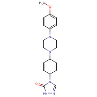 2,4-dihydro-4-[4-[4-(4-methoxyphenyl)piperazin-1-yl]phenyl]-3H-1,2,4-triazol-3-one (CAS: 74853-07-9) - Chemical Structure and Molecular Formula 