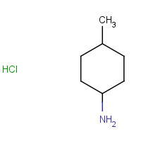 CIS-4-METHYL-CYCLOHEXYLAMINE HCL (CAS: 33483-66-8) - Chemical Structure and Molecular Formula 