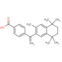 Bexarotene (CAS: 153559-49-0) - Chemical Structure and Molecular Formula 