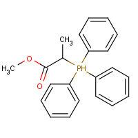 Methyl 2-(triphenylphosphoranyl)propanoate (CAS: 2689-62-5) - Chemical Structure and Molecular Formula 