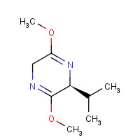 (R)-2,5-Dihydro-3,6-dimethoxy-2-isopropylpyrazine (CAS: 109838-85-9) - Chemical Structure and Molecular Formula 