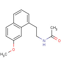 AGOMELATINE (CAS: 138112-76-2) - Chemical Structure and Molecular Formula 