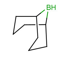 9-Borabicyclo[3.3.1]nonane (CAS: 280-64-8) - Chemical Structure and Molecular Formula 