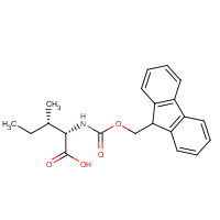 Fmoc-L-isoleucine (CAS: 143688-83-9) - Chemical Structure and Molecular Formula 
