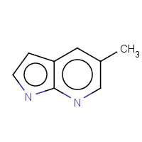 5-METHYL-1H-PYRROLO[2,3-B]PYRIDINE (CAS: 824-52-2) - Chemical Structure and Molecular Formula 
