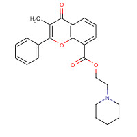 Flavoxate hydrochloride (CAS: 3717-88-2) - Chemical Structure and Molecular Formula 