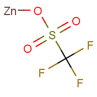 ZINC TRIFLUOROMETHANESULFONATE (CAS: 54010-75-2) - Chemical Structure and Molecular Formula 