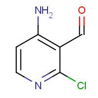 4-amino-2-chloronicotinaldehyde (CAS: 338452-92-9) - Chemical Structure and Molecular Formula 