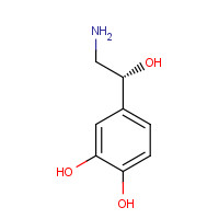 L-4-(2-Amino-1-hydroxyethyl)-1,2-benzenediol bitartrate (CAS: 69815-49-2) - Chemical Structure and Molecular Formula 
