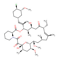Pimecrolimus (CAS: 137071-32-0) - Chemical Structure and Molecular Formula 