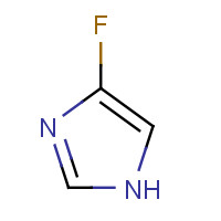 4-FLUORO-1H-IMIDAZOLE (CAS: 30086-17-0) - Chemical Structure and Molecular Formula 